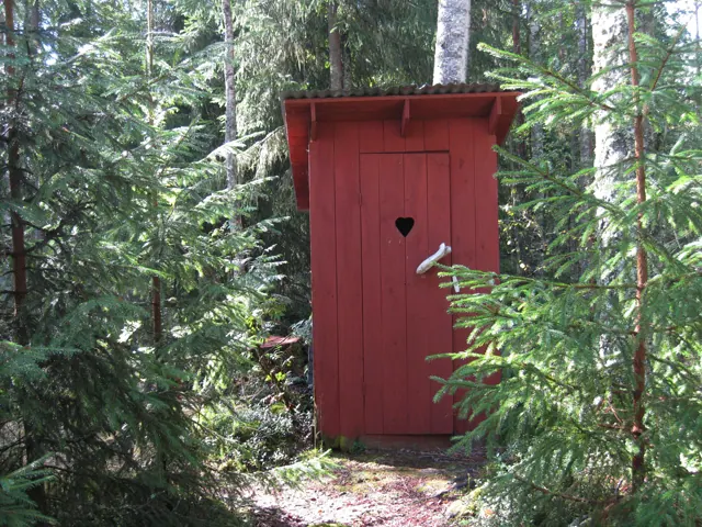 Avskilt beläget utedass