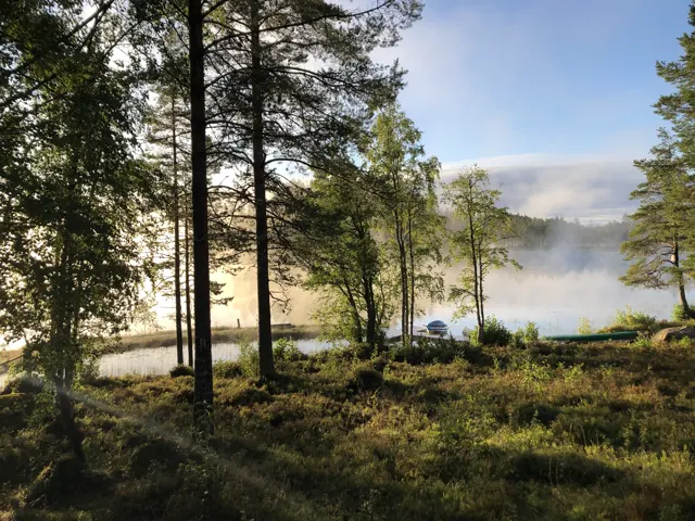 Sommarutsikt i Dalarna
